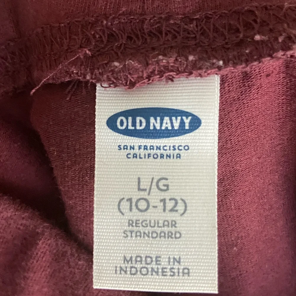 FREE W PURCHASE Red Old Navy Zipper Leggings